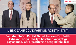 Sandıklı Belediye Başkanı Yeniden Refah Partisine Katıldı